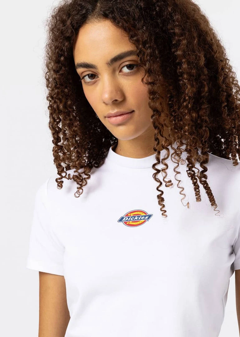 Dickies Women Maple Valley T-Shirt White New In