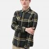 Dickies Mens Prestonburg Shirt Olive Green