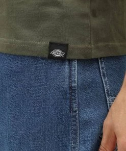 New In Dickies Mens Horseshoe T-Shirt Olive Green