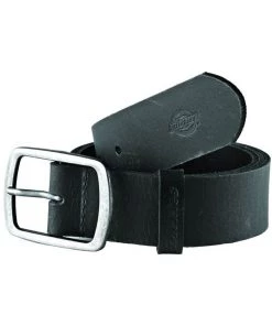 Dickies Eagle Lake Leather Belt Black New In