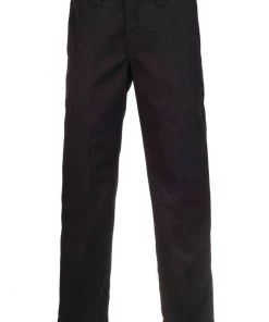 Dickies Mens 873 Slim Straight Chino Trousers Black