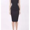 Diva Catwalk Banbury 50 's Pencil Dress Black