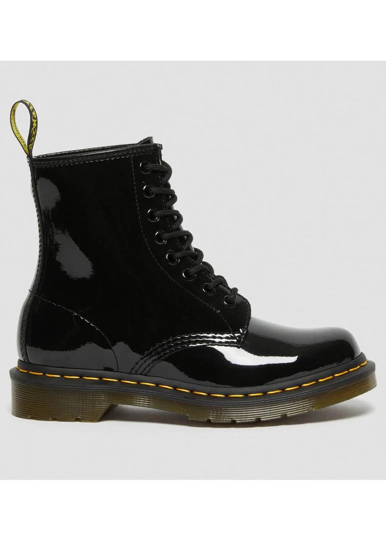 Dr. Martens 1460 Patent Patent Boots Black