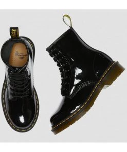 Dr. Martens 1460 Patent Patent Boots Black
