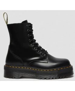 Dr. Martens Jadon Smooth Lace-up Boots Black New In