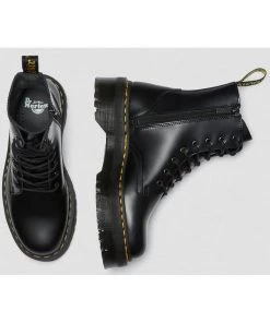 Dr. Martens Jadon Smooth Lace-up Boots Black New In