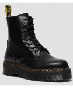 Dr. Martens Jadon Smooth Lace-up Boots Black New In