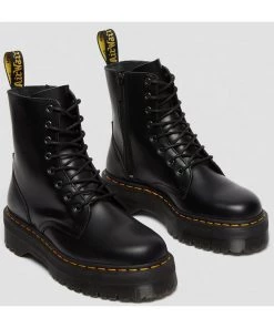 Dr. Martens Jadon Smooth Lace-up Boots Black New In