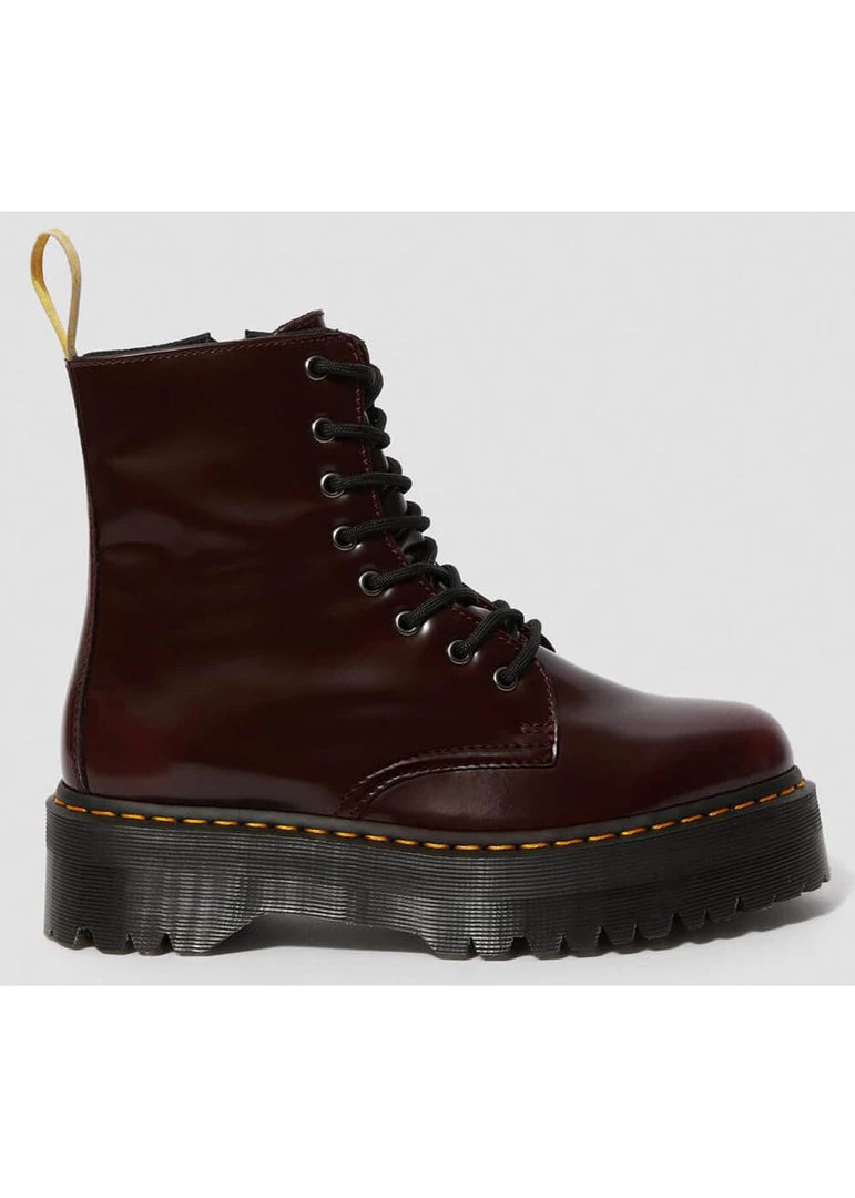 Dr. Martens Vegan Jadon Boots Red New In