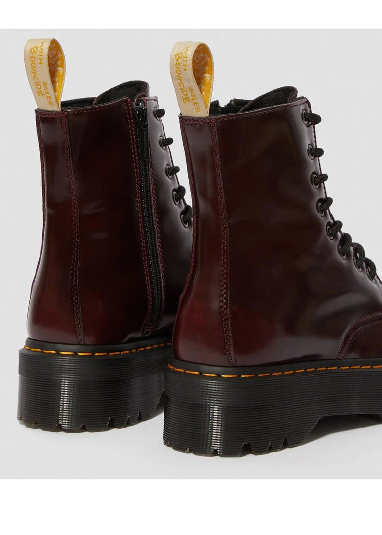 Dr. Martens Vegan Jadon Boots Red New In