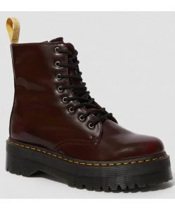Dr. Martens Vegan Jadon Boots Red New In