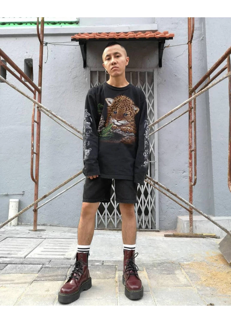 Dr. Martens Vegan Jadon Boots Red New In