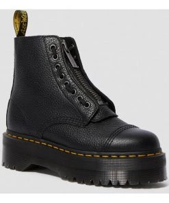 Dr. Martens Sinclair Nappa Leather Platform Boots Black New In