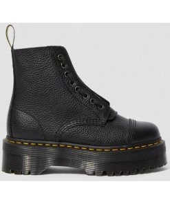 Dr. Martens Sinclair Nappa Leather Platform Boots Black New In