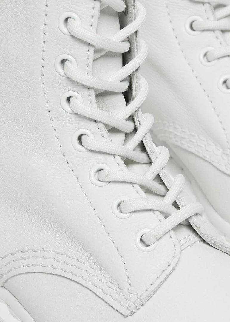 Dr. Martens 1460 Pascal Mono Virginia Soft Leather Boots White