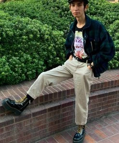 Dr. Martens Jadon Max Buttero Leather Platform Boots Black New In