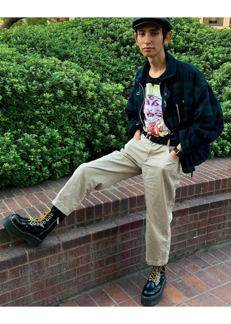 Dr. Martens Jadon Max Buttero Leather Platform Boots Black New In