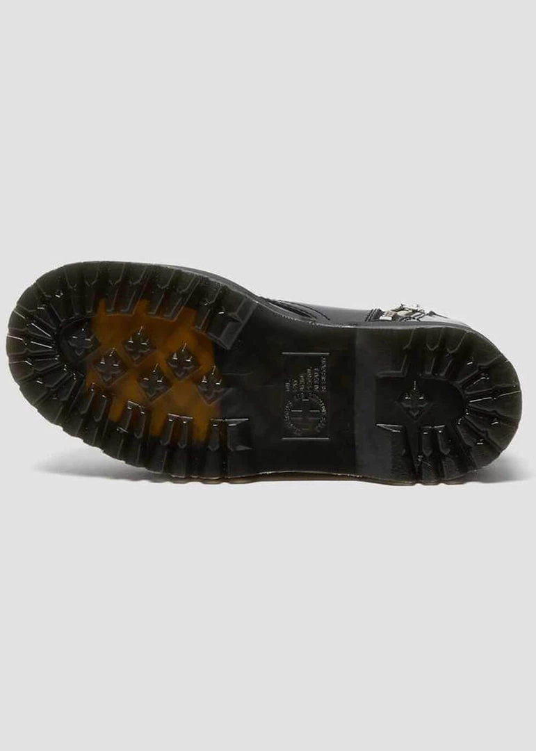 Dr. Martens Jadon Max Buttero Leather Platform Boots Black New In