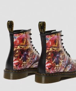 New In Dr. Martens 1460 CBGB Backhand Boots Multi