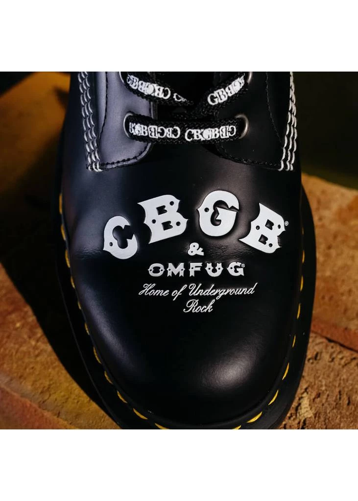 New In Dr. Martens 1460 CBGB Smooth Boots Black