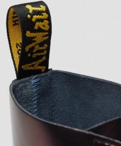 New In Dr. Martens 1460 Pascal Chroma Metallic Leather Boots Red