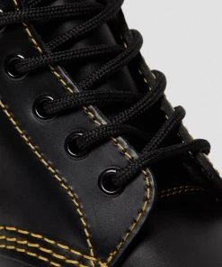 New In Dr. Martens 1460 Pascal Atlas Leather Boots Dark Grey