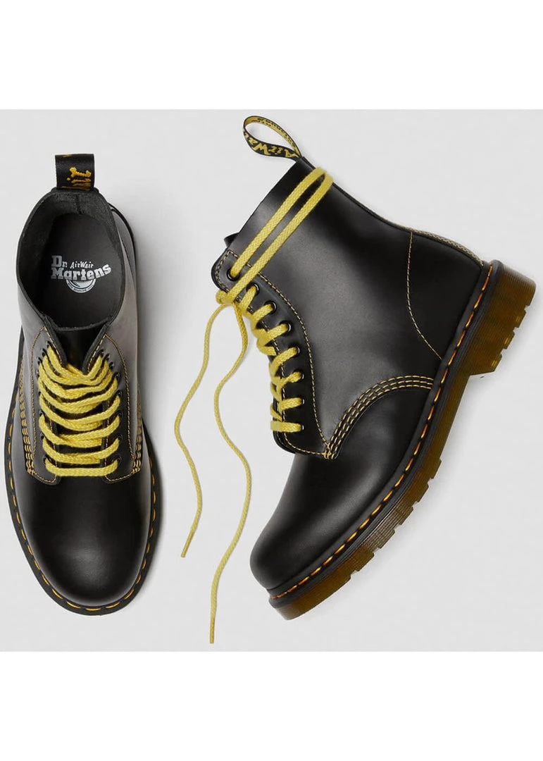New In Dr. Martens 1460 Pascal Atlas Leather Boots Dark Grey