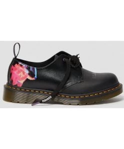 Dr. Martens Black Sabbath 1461 Paranoid Leather Shoes Black New In