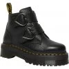 New In Dr. Martens Devon Heart Soft Aunt Sally Leather Boots Black