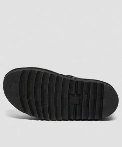 Dr. Martens Francis Hydro Leather Platform Sandals Black