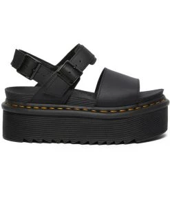 Dr. Martens Voss Hydro Quad Platform Sandals Black