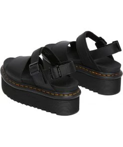 Dr. Martens Voss Hydro Quad Platform Sandals Black
