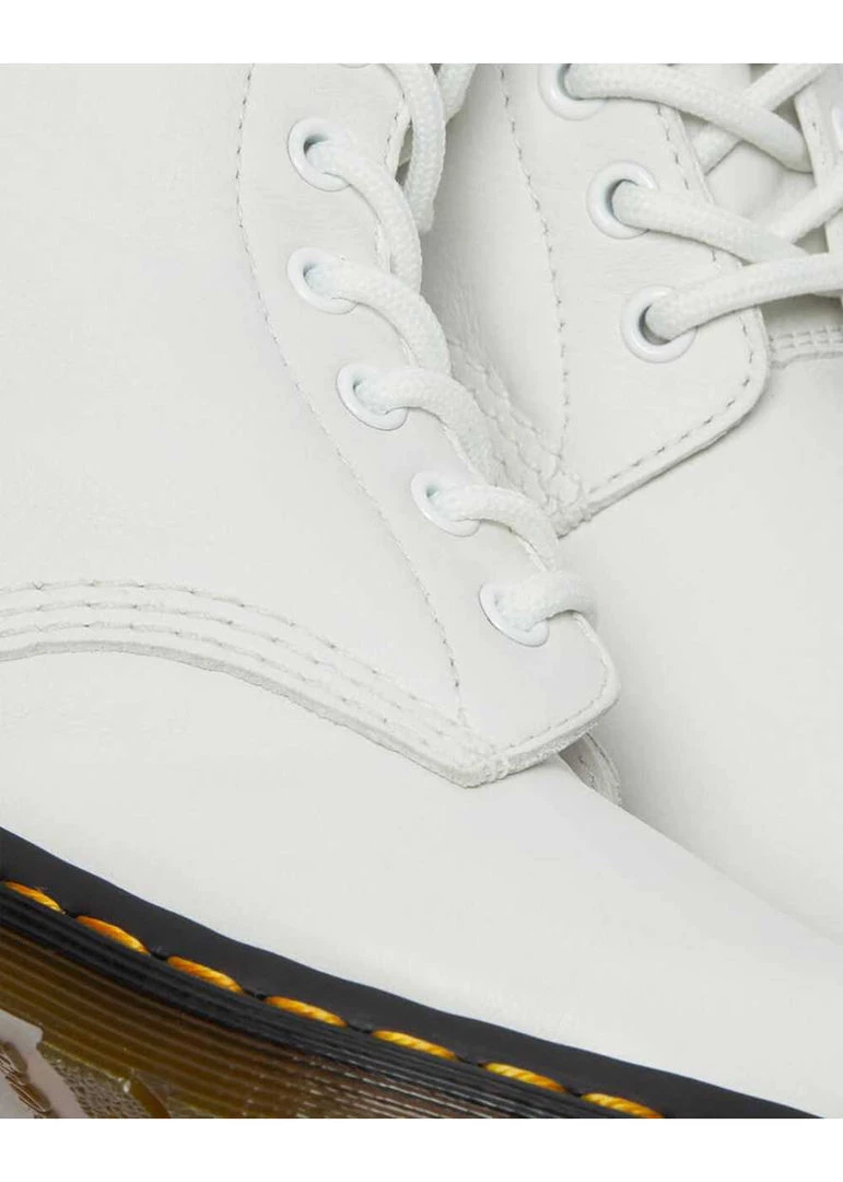 New In Dr. Martens 1460 Pascal Virginia Soft Leather Boots White
