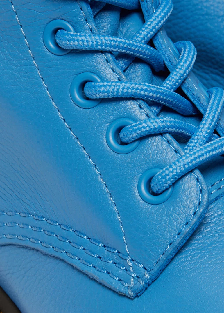 Dr. Martens 1460 Pascal Virginia Soft Leather Boots Mid Blue New In