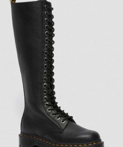 Dr. Martens 1B60 Bex Pisa 20-Gaats Platform Boots Black New In
