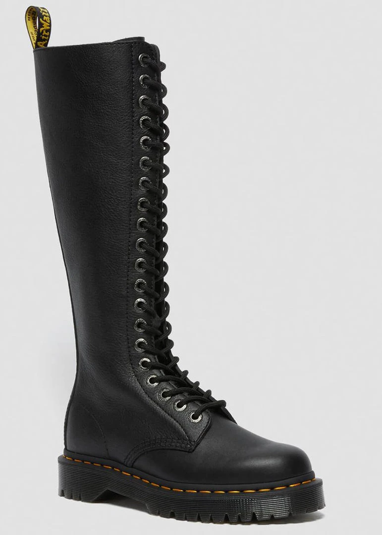 Dr. Martens 1B60 Bex Pisa 20-Gaats Platform Boots Black New In