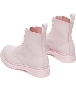 New In Dr. Martens 1460 Pascal Virginia Soft Leather Boots Chalk Pink