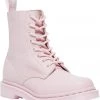 New In Dr. Martens 1460 Pascal Virginia Soft Leather Boots Chalk Pink