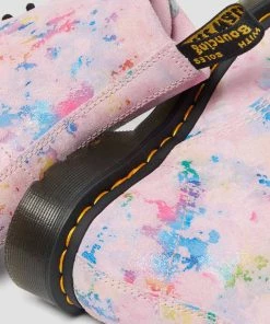 New In Dr. Martens 1460 Pascal Tutti Frutti Suède Rainbow Boots Pink