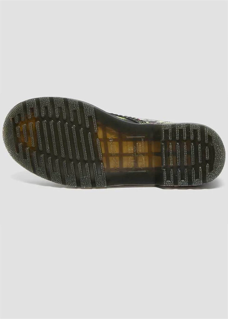 New In Dr. Martens 1460 Bloom Leather Boots Black