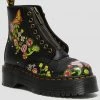 Dr. Martens Sinclair Bloom Leather Platform Boots Black New In