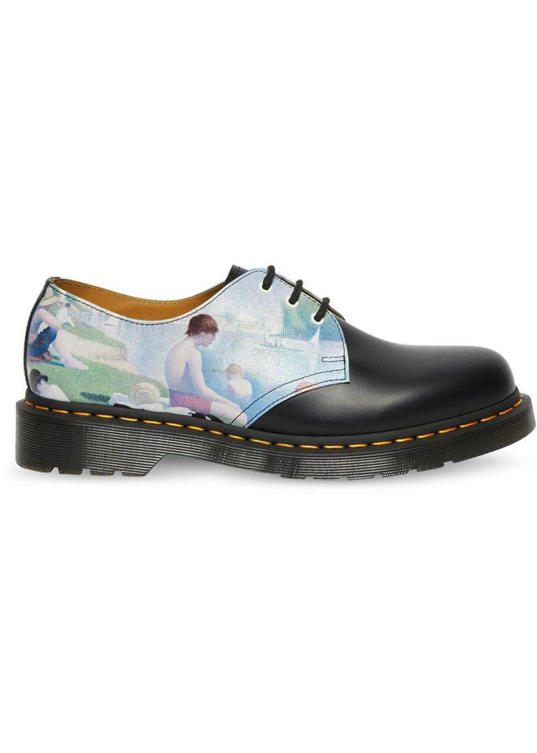 Dr. Martens X National Gallery 1461 Seurat Bathers Shoes Multi New In