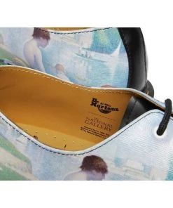 Dr. Martens X National Gallery 1461 Seurat Bathers Shoes Multi New In