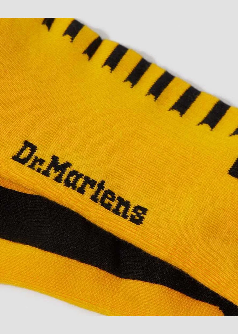Dr. Martens The Double Doc Socks Yellow Black