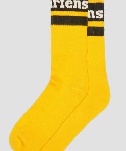 Dr. Martens Athletic Logo Socks Yellow New In
