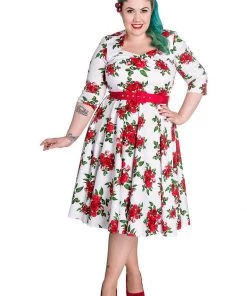 Dresses Hell Bunny Eternity 50's Swing Dress White
