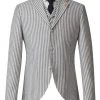 Gibson London Moorgate Striped Jacket New In