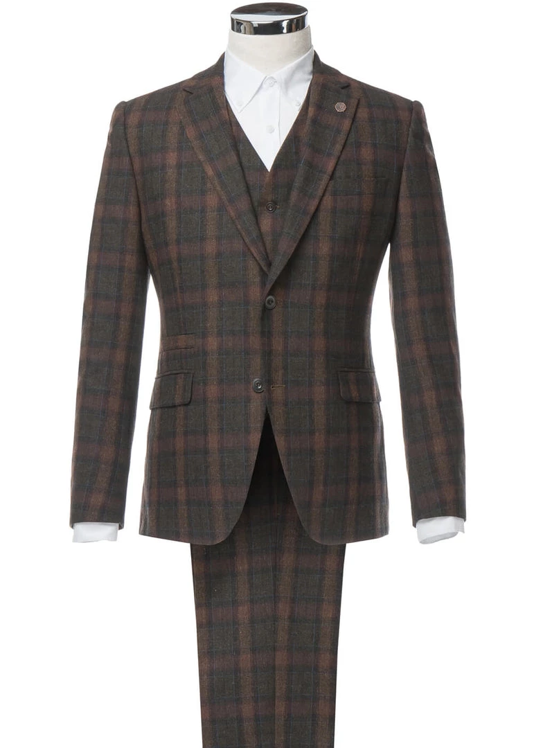 Gibson London William Tartan Jacket Sage Green