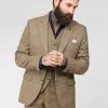 Gibson London Sean Check Jacket Brown
