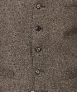 New In Gibson London Roger Waistcoat Brown